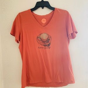 Coral Life Is Good Tee